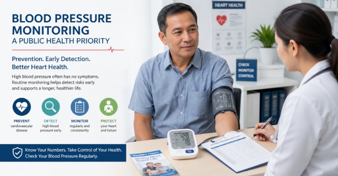 Blood Pressure Monitoring as a Public Health Priority: Strengthening Early Detection and Long-Term Cardiovascular Prevention