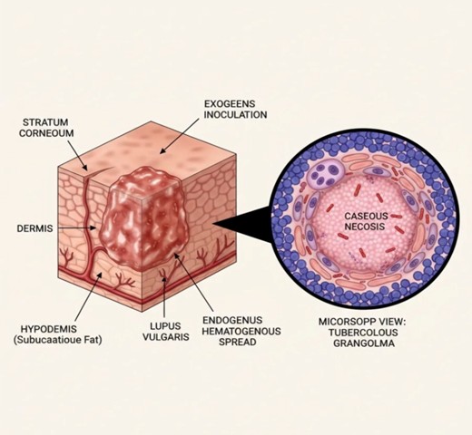 The Skin as a Battleground: A Structural and Cellular Pathology of Cutaneous Tuberculosis