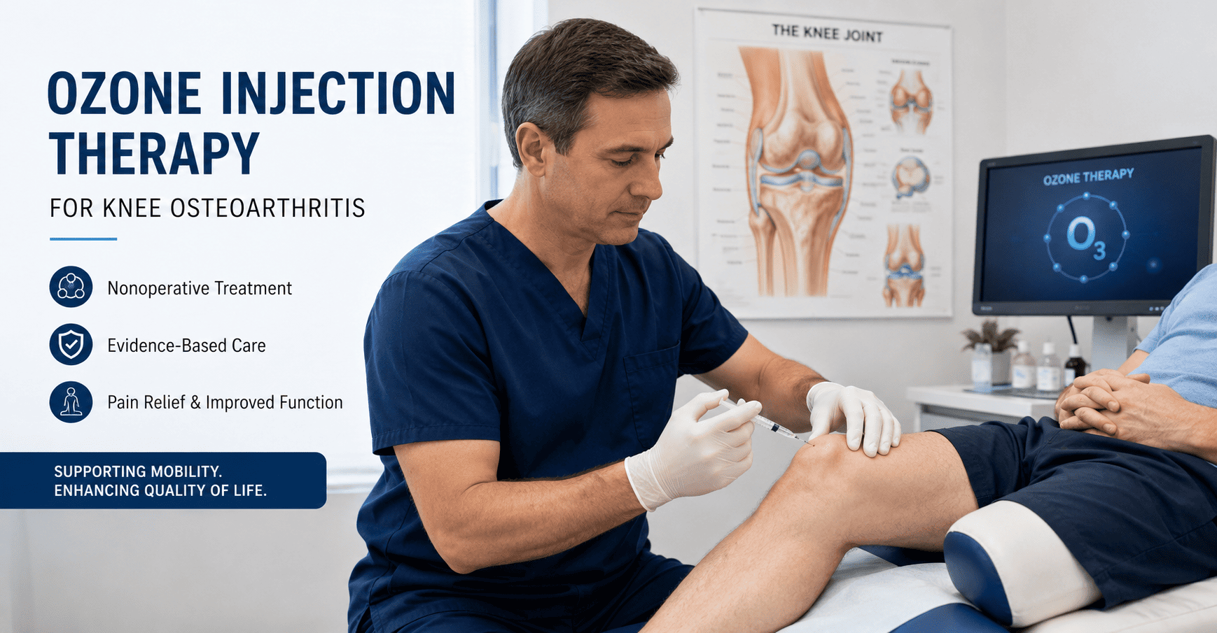 Ozone Injection Therapy in Knee Osteoarthritis: Emerging Adjunctive Option Amid Ongoing Evidence Gaps