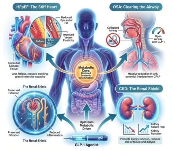 Beyond the Scale: GLP-1 Receptor Agonists and the New Frontier of Cardio-Renal-Metabolic Medicine